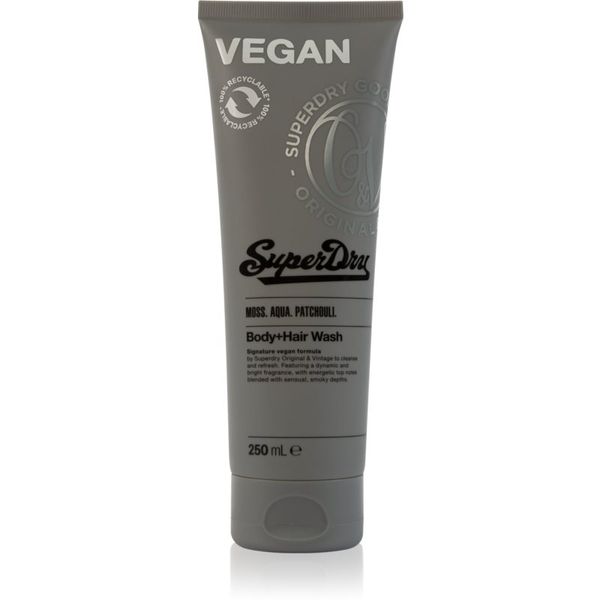 Superdry Superdry Moss. Aqua. Patchouli. gel za tuširanje za tijelo i kosu za muškarce 250 ml