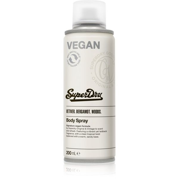 Superdry Superdry Vetiver. Bergamot. Woods. sprej za tijelo za muškarce 200 ml