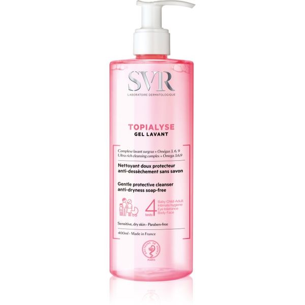 SVR SVR Topialyse gel za čišćenje za suhu i osjetljivu kožu 400 ml