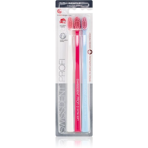 Swissdent Swissdent Profi Gentle četkice za zube extra soft 3 kom