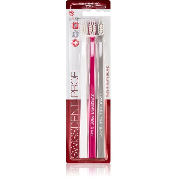 Swissdent Swissdent Profi Whitening četkice za zube soft 3 kom