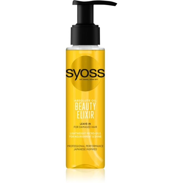 Syoss Syoss Repair Beauty Elixir uljna njega za oštećenu kosu 100 ml