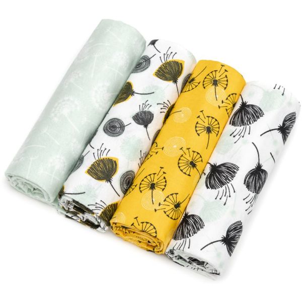 T-Tomi T-Tomi Cloth Diapers Dandelions platnene pelene 76x76 cm 4 kom