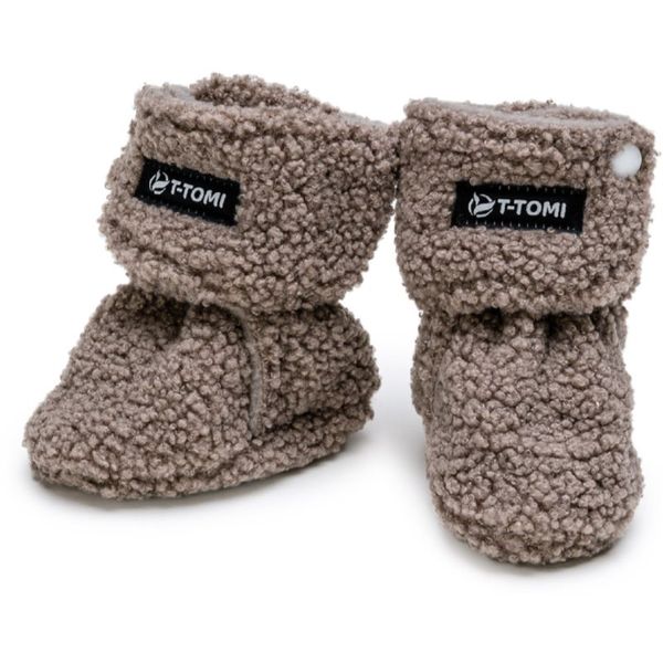 T-Tomi T-TOMI TEDDY Booties Grey dječja obuća 0-3 months 1 kom