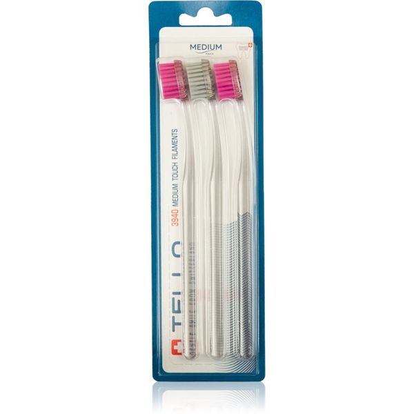 TELLO TELLO 3940 Medium 3pack četkica za zube 3 kom