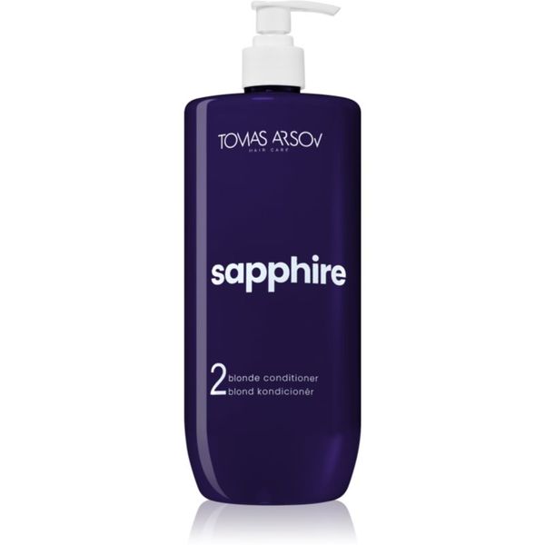 Tomas Arsov Tomas Arsov Sapphire Blonde Condicioner regenerator za dubinsku ishranu za posvijetljenu, hladno plavu kosu s pramenovima 1000 ml