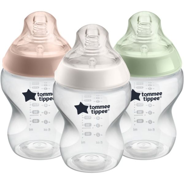 Tommee Tippee Tommee Tippee Closer To Nature Anti-colic Baby Bottles Set bočica za bebe Slow Flow 0m+ 3x260 ml