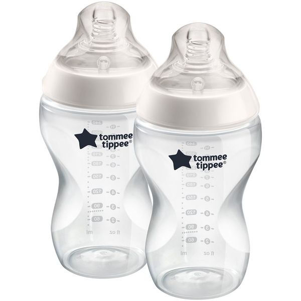 Tommee Tippee Tommee Tippee Closer To Nature Anti-colic Breast-like Teat bočica za bebe Medium Flow 3 m+ 2x340 ml