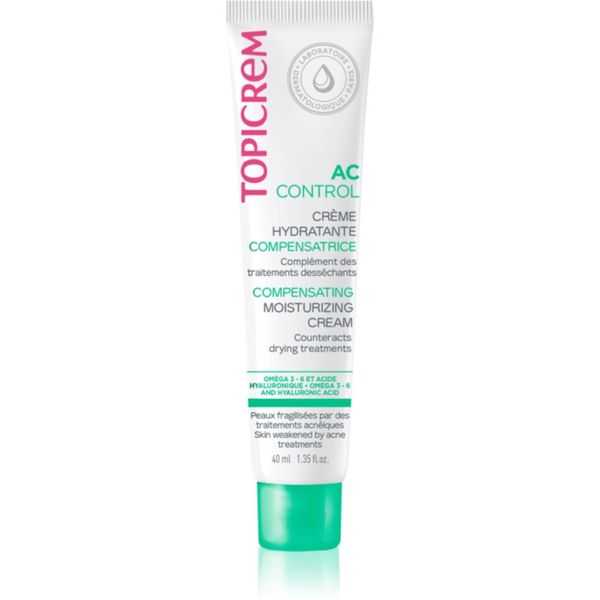 Topicrem Topicrem AC Compensating Moisturizing Cream hidratantna krema za masno lice sklono aknama 40 ml