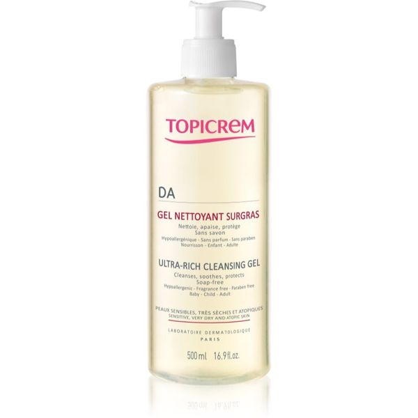 Topicrem Topicrem AD Ultra-Rich Cleansing Gel gel za pranje za vrlo suhu, osjetljivu i atopičnu kožu 500 ml