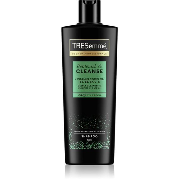 TRESemmé TRESemmé Replenish & Cleanse šampon za masnu kosu s vitaminima Pro Style Technologie™ 400 ml