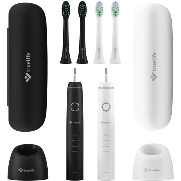 TrueLife TrueLife SonicBrush Compact Duo sonična električna četkica za zube, 2 kom 2 kom