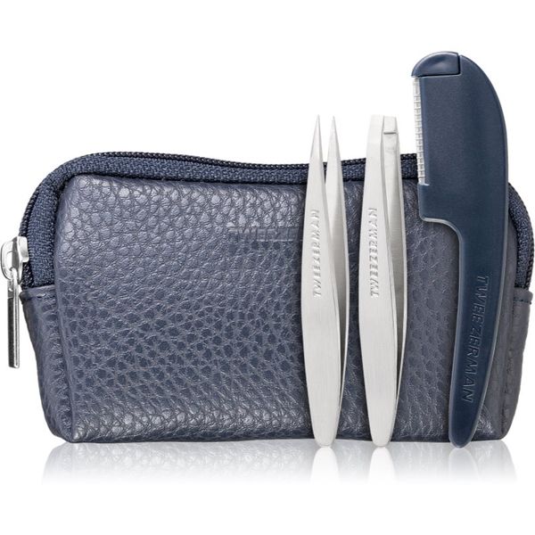 Tweezerman Tweezerman G.E.A.R. putni set (za obrve) s putnom torbicom