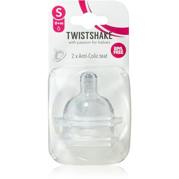 Twistshake Twistshake Anti-Colic Teat sisač za bočicu Small 0m+ 2 kom