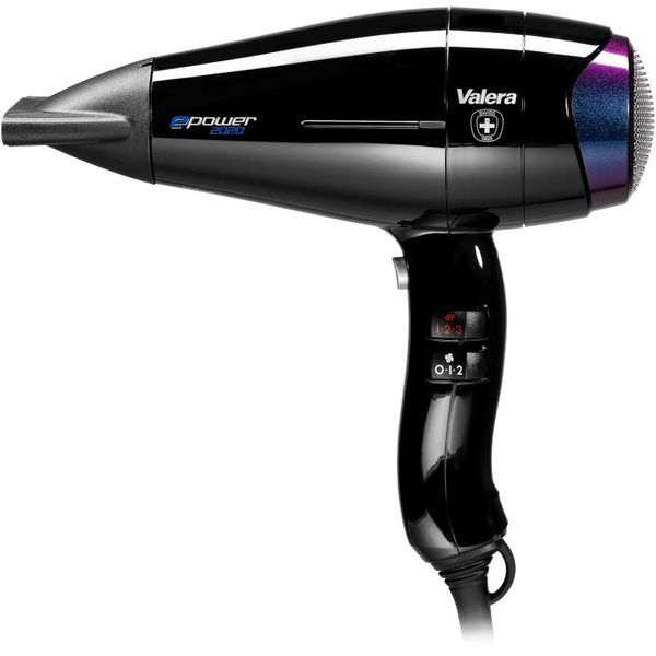 Valera Valera ePower 2020 eQ RC D super jako ionizacijsko sušilo za kosu Crystal Black 1 kom