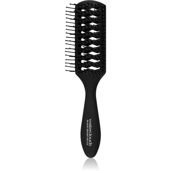 Waterclouds Waterclouds Black Brush No. 22 Vent borste četka za kosu 1 kom