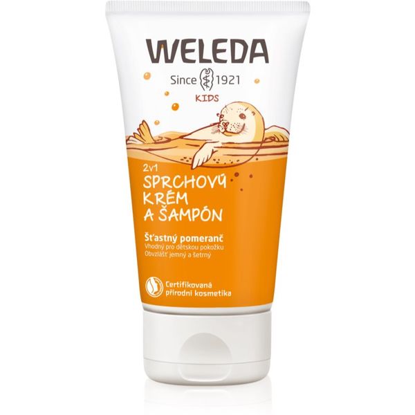 Weleda Weleda Kids Happy Orange dječja krema i šampon za tuširanje 2 u 1 150 ml