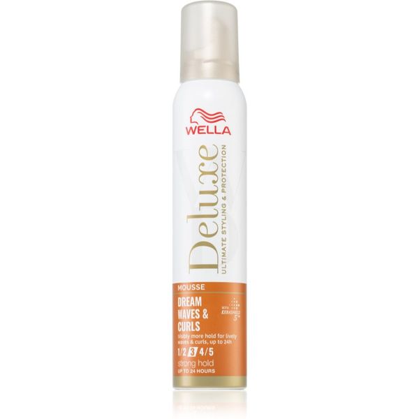 Wella Wella Deluxe Dream Waves & Curls pjena za kosu za valovitu i kovrčavu kosu 200 ml