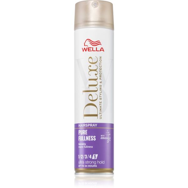 Wella Wella Deluxe Pure Fullness lak za kosu za ekstra jako učvršćivanje za volumen 250 ml