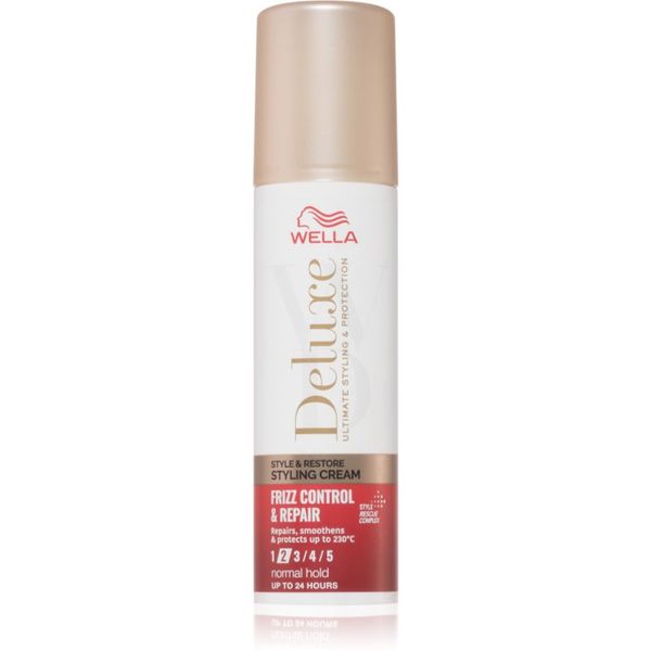 Wella Wella Deluxe Style & Restore krema za stiliziranje za zaglađivanje i obnavljanje oštećene kose 100 ml