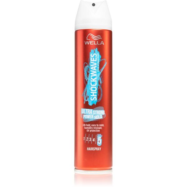 Wella Wella Shockwaves Ultra Strong Power Hold lak za kosu za ekstra jako učvršćivanje 250 ml