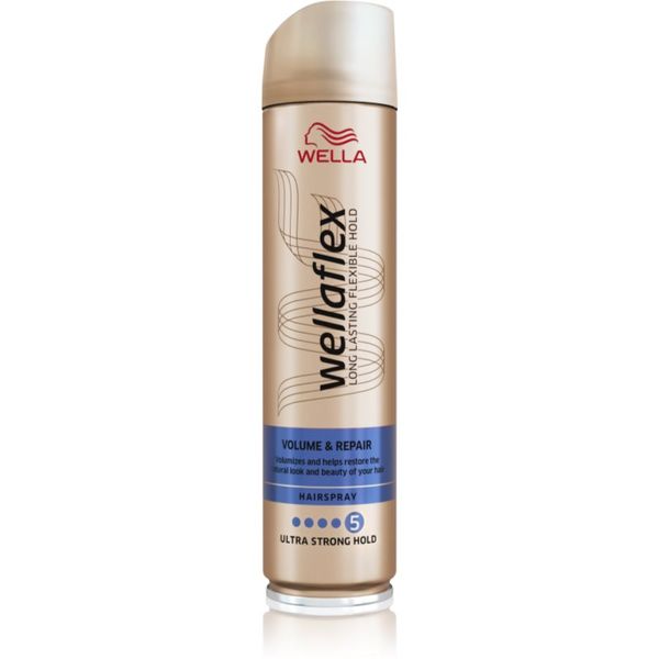 Wella Wella Wellaflex Volume & Repair lak za kosu za ekstra jako učvršćivanje za volumen i vitalnost 250 ml