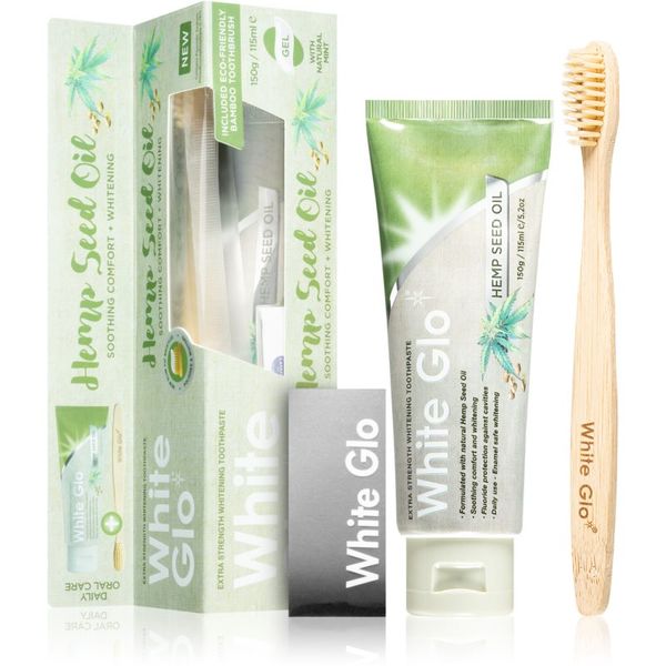 White Glo White Glo Hemp Seed Oil pasta za izbjeljivanje zuba sa četkicom 150 g