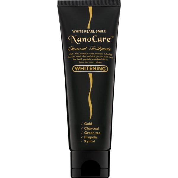 White Pearl White Pearl NanoCare Whitening pasta za zube s nanočesticama zlata i aktivnog ugljena 100 g