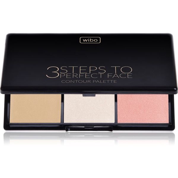 Wibo Wibo 3 Steps To Perfect Face  Light paleta za konturiranje za lice 10 g