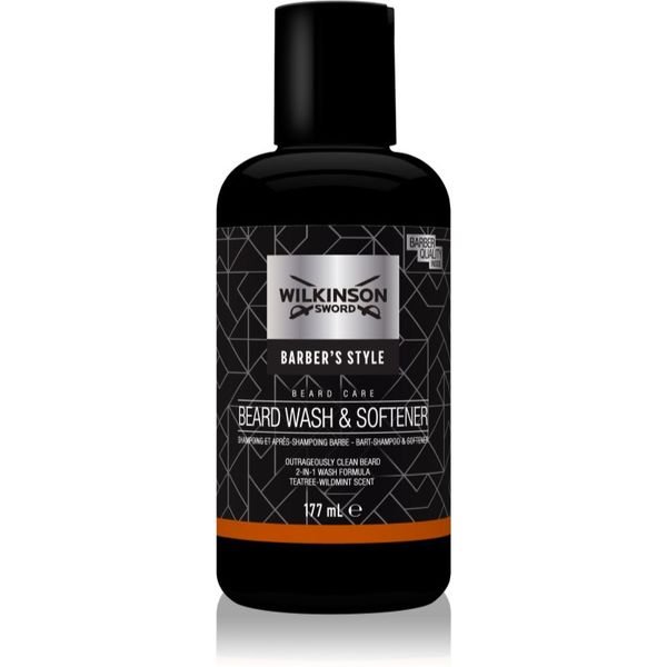 Wilkinson Sword Wilkinson Sword Barbers Style Beard Wash & Softener šampon za bradu 177 ml