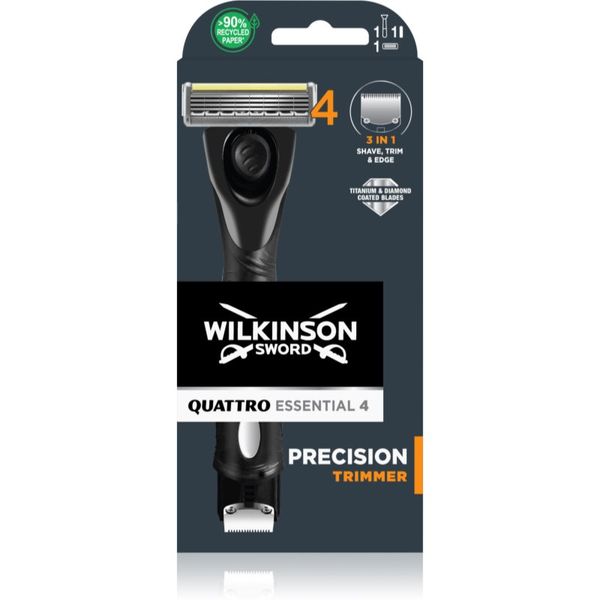 Wilkinson Sword Wilkinson Sword Quattro Precision Trimmer brijač + zamjenske britvice 1 kom