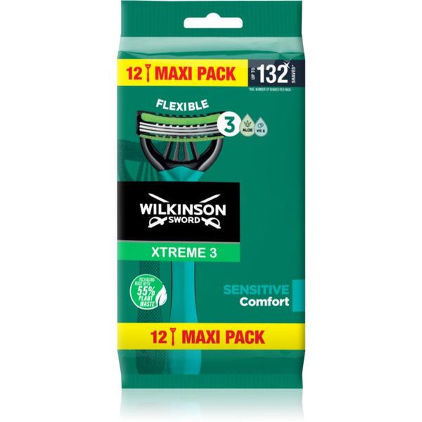 Wilkinson Sword Wilkinson Sword Xtreme 3 Sensitive Comfort britvica za jednokratnu uporabu za muškarce 12 kom