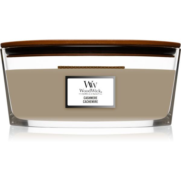 Woodwick Woodwick Cashmere mirisna svijeća s drvenim fitiljem (hearthwick) 453,6 g
