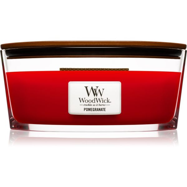 Woodwick Woodwick Pomegranate mirisna svijeća s drvenim fitiljem (hearthwick) 453.6 g
