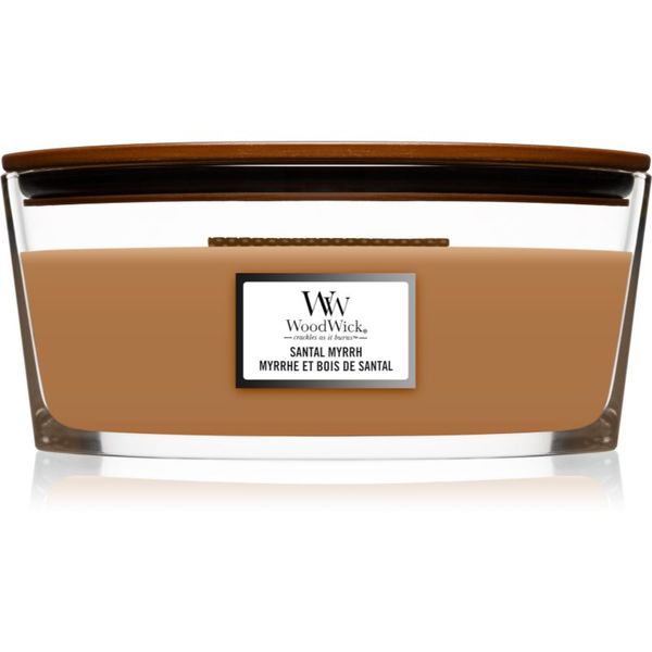 Woodwick Woodwick Santal Myrrh mirisna svijeća s drvenim fitiljem (hearthwick) 453,6 g