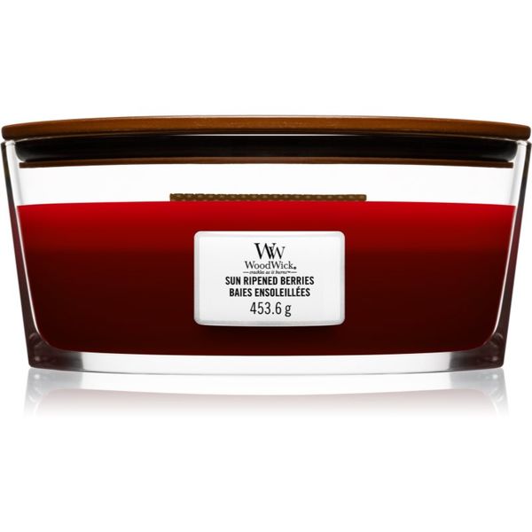 Woodwick Woodwick Trilogy Sun Ripened Berries mirisna svijeća s drvenim fitiljem (hearthwick) 453.6 g