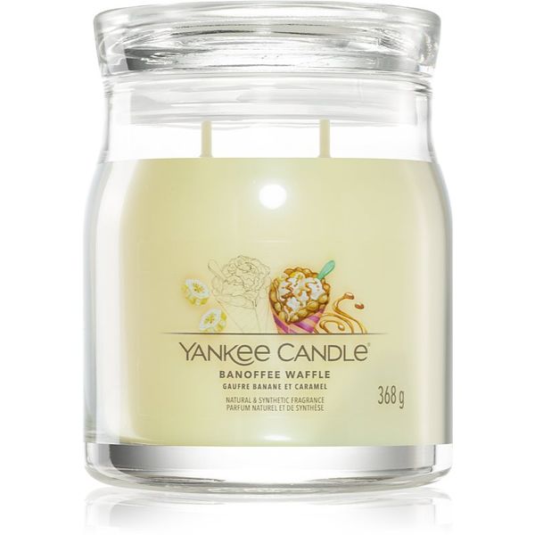Yankee Candle Yankee Candle Banoffee Waffle mirisna svijeća Signature 368 g