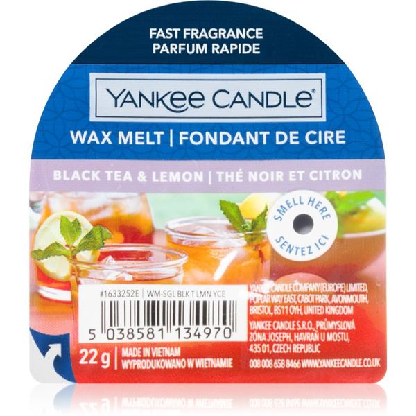 Yankee Candle Yankee Candle Black Tea & Lemon vosak za aroma lampu Signature 22 g