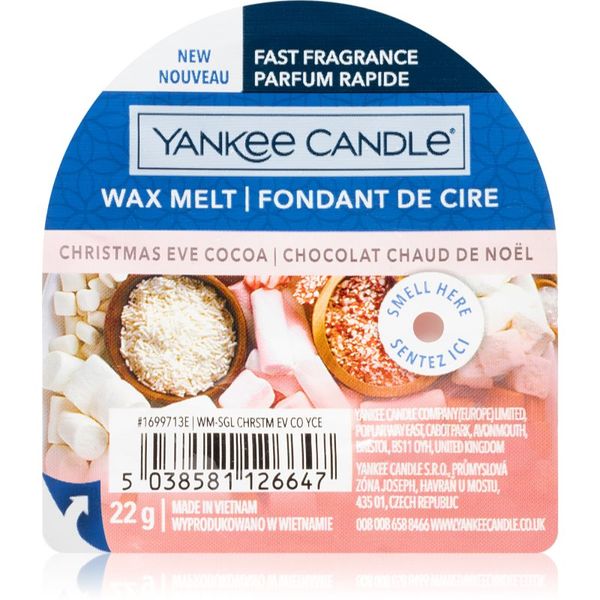 Yankee Candle Yankee Candle Christmas Eve Cocoa vosak za aroma lampu 22 g