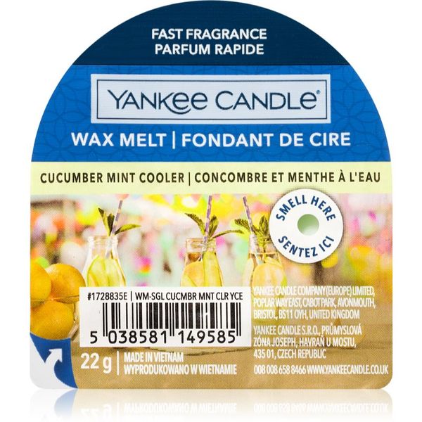 Yankee Candle Yankee Candle Cucumber Mint Cooler vosak za aroma lampu 22 g