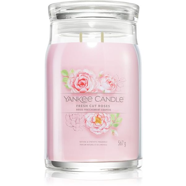 Yankee Candle Yankee Candle Fresh Cut Roses mirisna svijeća Signature 567 g