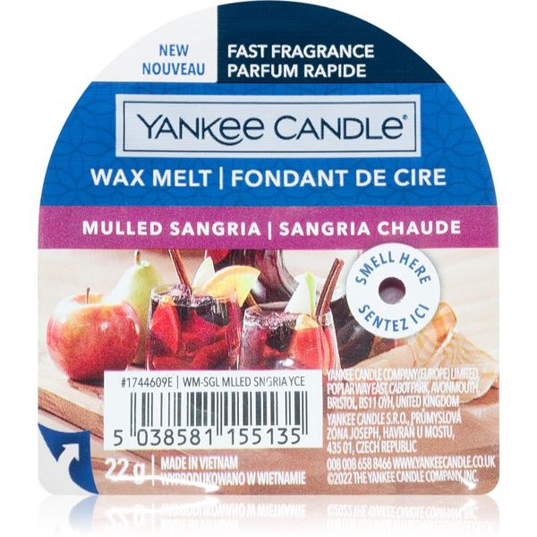 Yankee Candle Yankee Candle Mulled Sangria vosak za aroma lampu 22 g