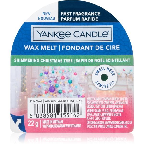 Yankee Candle Yankee Candle Shimmering Christmas Tree vosak za aroma lampu Signature 22 g