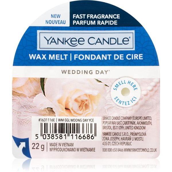 Yankee Candle Yankee Candle Wedding Day vosak za aroma lampu 22 g