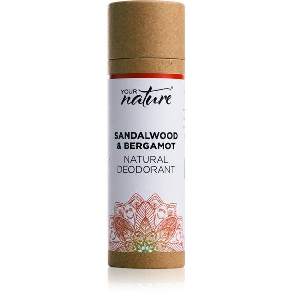 Your Nature Your Nature Natural Deodorant čvrsti dezodorans Sandalwood & Bergamot 70 g