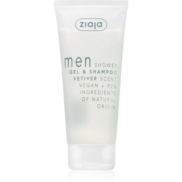 Ziaja Ziaja Men gel za tuširanje i šampon 2 u 1 za muškarce Vetiver 200 ml