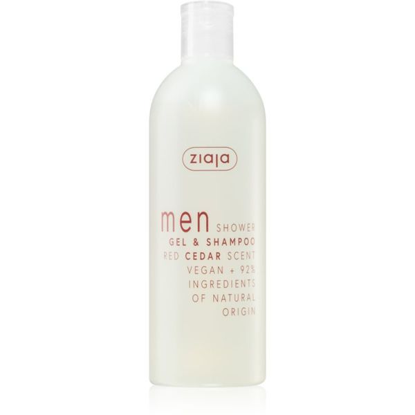 Ziaja Ziaja Men šampon i gel za tuširanje 2 u 1 Red Cedar 400 ml
