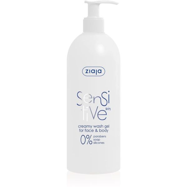 Ziaja Ziaja Sensitive gel za pranje lica i tijela za osjetljivu i nadraženu kožu 400 ml