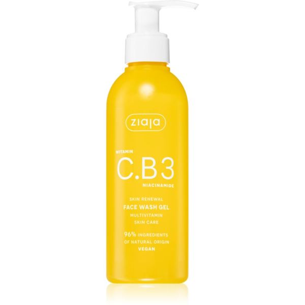 Ziaja Ziaja Vitamin C.B3 Niacinamide gel za čišćenje za lice 190 ml
