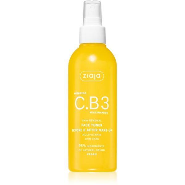 Ziaja Ziaja Vitamin C.B3 Niacinamide tonik za čišćenje lica u spreju 190 ml